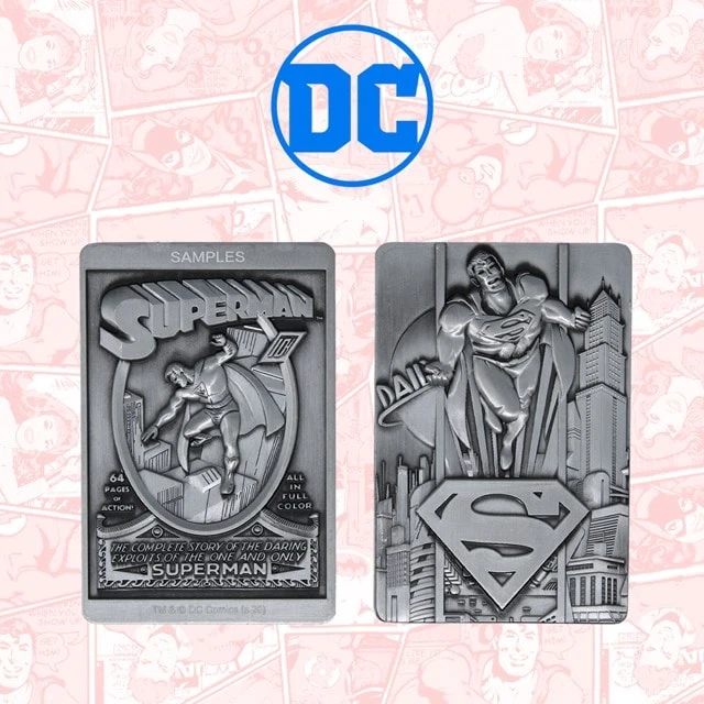 Superman: DC Comics Limited Edition Ingot Collectible (Pop Culture Accessories) 6 Superman: DC Comics Limited Edition Ingot Collectible (Pop Culture Accessories) - Image 4