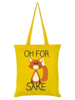 Oh For Fox Sake: Yellow Tote Bag (Bag)