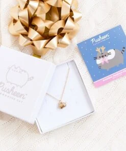 Pusheen Gold Reindeer Necklace Jewellery (Pop Culture Accessories)