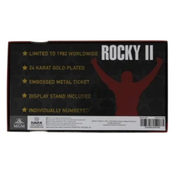 Rocky II Apollo Creed Fight Ticket: 24K Gold Plated Limited Edition Collectible (Pop Culture Accessories) 13 Rocky II Apollo Creed Fight Ticket: 24K Gold Plated Limited Edition Collectible (Pop Culture Accessories) -MERCHANDISE Sales 1615bc70 2bb1 4e42 a57f 6809452425b5