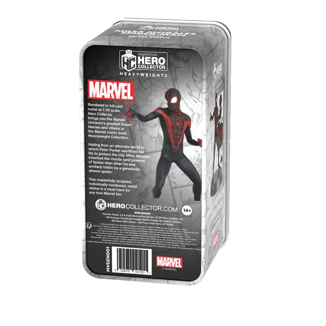 Marvel Comics Miles Morales Spider-Man Hero Collector Heavyweight Metal Figurine (Figurine) 9 Marvel Comics Miles Morales Spider-Man Hero Collector Heavyweight Metal Figurine (Figurine) - Image 7