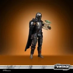 Din Djarin The Mandalorian And Child Star Wars Vintage Hasbro Action Figure Set (Action Figure)