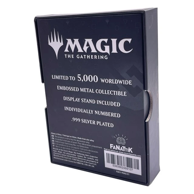 Silver Plated Garruk Wildspeaker Magic The Gathering Limited Edition Collectible Ingot (Pop Culture Accessories) 8 Silver Plated Garruk Wildspeaker Magic The Gathering Limited Edition Collectible Ingot (Pop Culture Accessories) - Image 6