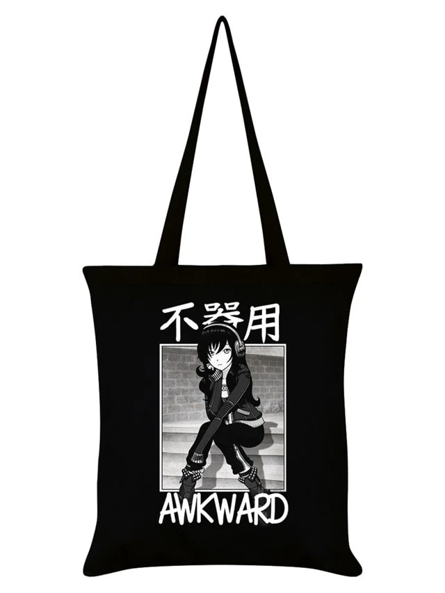 Awkward Tokyo Spirit: Black Tote Bag (Bag) 3 Awkward Tokyo Spirit: Black Tote Bag (Bag)