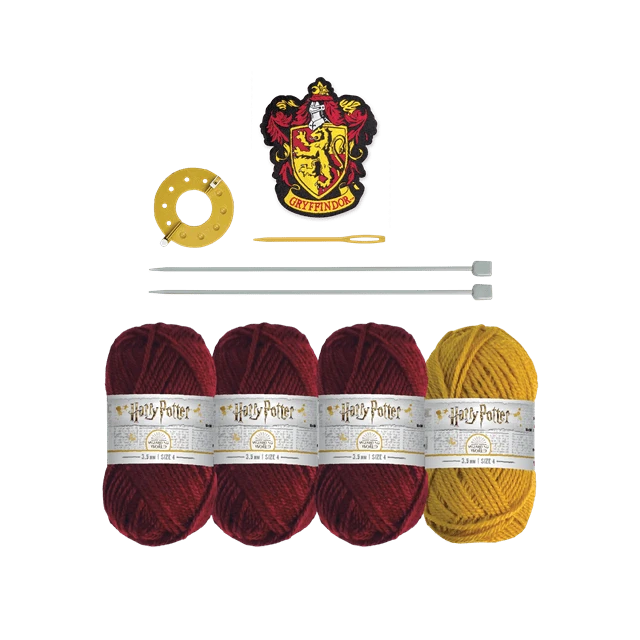 Harry Potter: Gryffindor Bobble Hat Kit: Knit Kit: Hero Collector (Craft Kits) 5 Harry Potter: Gryffindor Bobble Hat Kit: Knit Kit: Hero Collector (Craft Kits) - Image 3
