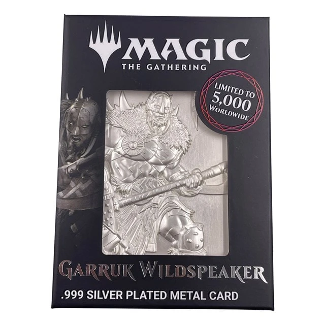 Silver Plated Garruk Wildspeaker Magic The Gathering Limited Edition Collectible Ingot (Pop Culture Accessories) 4 Silver Plated Garruk Wildspeaker Magic The Gathering Limited Edition Collectible Ingot (Pop Culture Accessories) - Image 2
