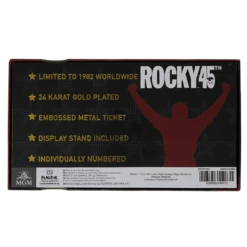 Rocky 45th Anniversary Fight Ticket: 24K Gold Plated Limited Edition Collectible (Pop Culture Accessories) 13 Rocky 45th Anniversary Fight Ticket: 24K Gold Plated Limited Edition Collectible (Pop Culture Accessories) -MERCHANDISE Sales 46727ea2 2601 4b75 bec7 b49e8bde0743