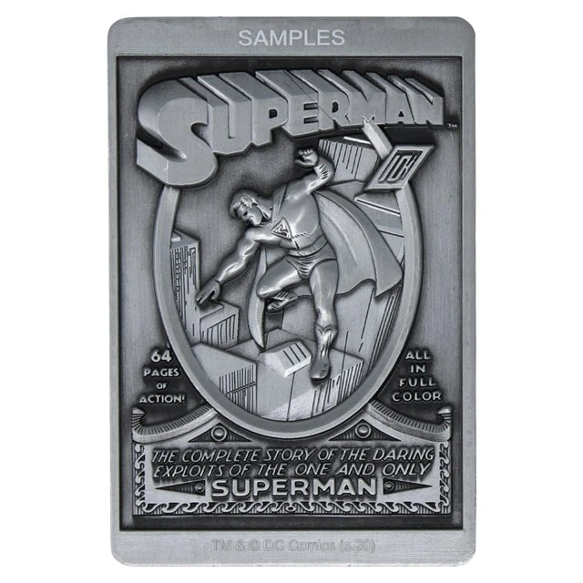 Superman: DC Comics Limited Edition Ingot Collectible (Pop Culture Accessories) 8 Superman: DC Comics Limited Edition Ingot Collectible (Pop Culture Accessories) - Image 6
