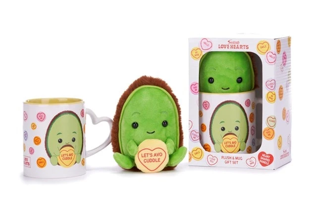 Avo-Cuddle Swizzels Love Hearts Mug And Soft Toy Set (Drinkware) 3 Avo-Cuddle Swizzels Love Hearts Mug And Soft Toy Set (Drinkware)