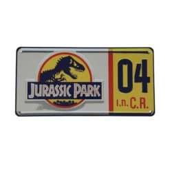 Replica Number Plate: Jurassic Park Wall Art (Print)