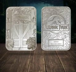 Jurassic Park: Entrance Gates Silver Plated Collectible (Pop Culture Accessories) -MERCHANDISE Sales 4fb171d5 de42 45dc 8780 4ea00b11eb77