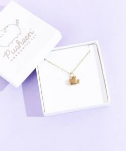 Pusheen Gold Unicorn Necklace Jewellery (Pop Culture Accessories)