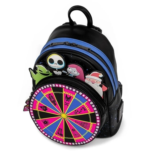 Nightmare Before Christmas: Oogie Boogie Wheel Mini Loungefly Backpack (Backpack) 8 Nightmare Before Christmas: Oogie Boogie Wheel Mini Loungefly Backpack (Backpack) - Image 6