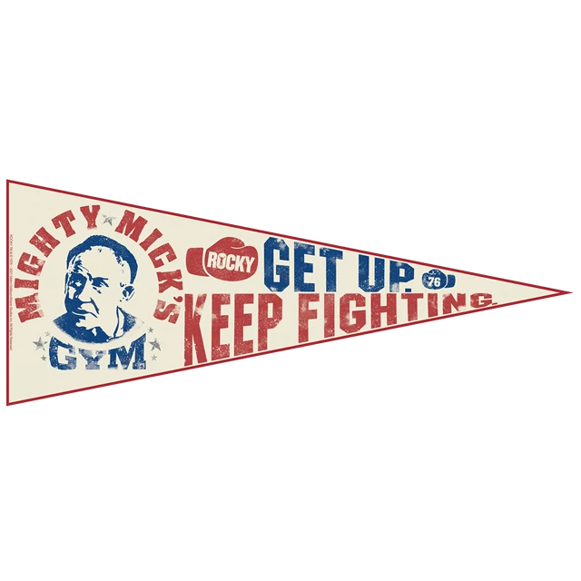 Rocky: Mighty Mick's Gym Pennant (Pop Culture Accessories) 4 Rocky: Mighty Mick's Gym Pennant (Pop Culture Accessories) - Image 2
