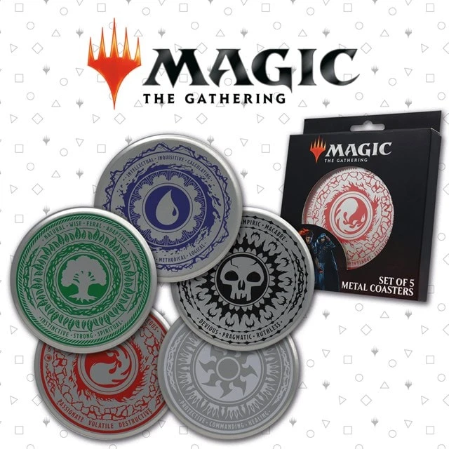 Magic The Gathering Coaster Set (Pop Culture Accessories) 3 Magic The Gathering Coaster Set (Pop Culture Accessories)