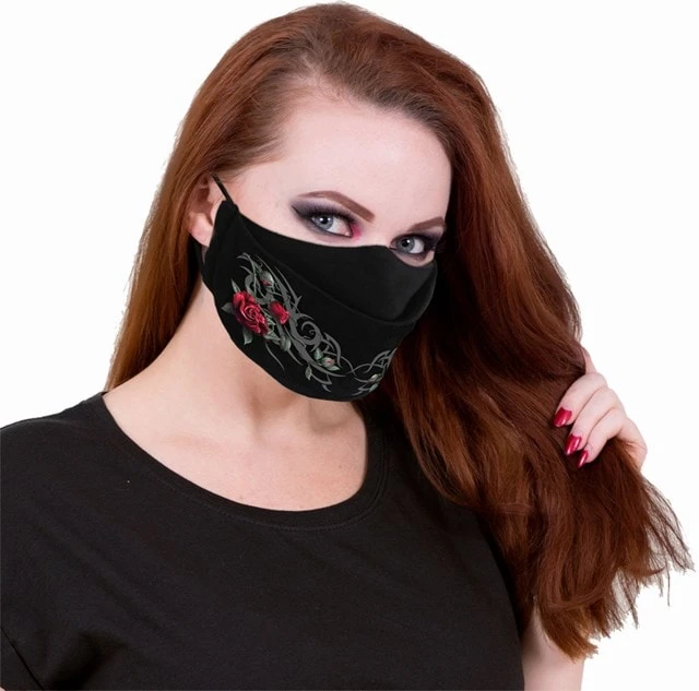 57c48e23-5e8d-4345-8719-0b0cf8eadc7b.jpg Tribal Rose Cotton Face Covering (Face Coverings) -MERCHANDISE Sales 57c48e23 5e8d 4345 8719 0b0cf8eadc7b