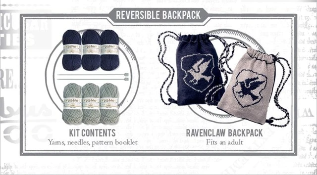 Ravenclaw House Kit Bag: Harry Potter Knit Kit (Craft Kits) 4 Ravenclaw House Kit Bag: Harry Potter Knit Kit (Craft Kits) - Image 2
