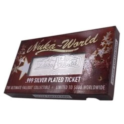 Fallout: Nuka World: Silver Plated Ticket Metal Replica (online only) (Pop Culture Accessories) -MERCHANDISE Sales 5e3f45b1 1784 44e7 b39f 392a895c053b