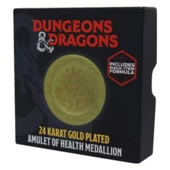 24K Gold Plated Medallion: Dungeons & Dragons Collectible (Pop Culture Accessories) -MERCHANDISE Sales 60e6fda5 4a57 425d b891 a8598145b65e