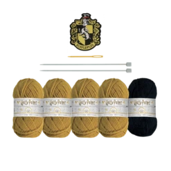 Harry Potter: Hufflepuff House Cowl: Knit Kit: Hero Collector (Craft Kits) -MERCHANDISE Sales 628373df ac20 4f13 b9b1 087aae77d17d