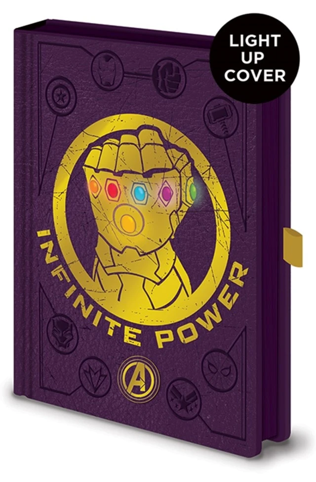 Avengers: Infinity War Gauntlet Light Up Premium A5 Notebook (Stationery) 3 Avengers: Infinity War Gauntlet Light Up Premium A5 Notebook (Stationery)