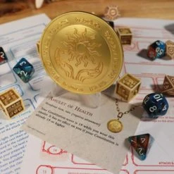 24K Gold Plated Medallion: Dungeons & Dragons Collectible (Pop Culture Accessories) -MERCHANDISE Sales 67e56912 aab5 4649 8b4f f5edce6567f4