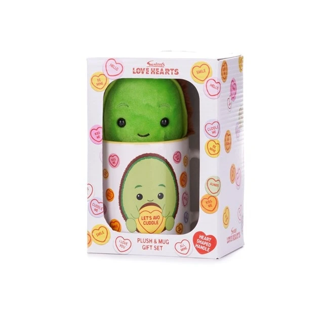 Avo-Cuddle Swizzels Love Hearts Mug And Soft Toy Set (Drinkware) 5 Avo-Cuddle Swizzels Love Hearts Mug And Soft Toy Set (Drinkware) - Image 3