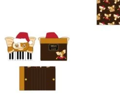 Gremlins: Gizmo Holiday Keyboard Cosplay Zip Around Loungefly Wallet (Wallet)