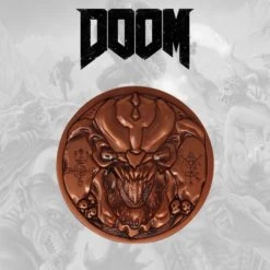 Doom: Pinky Level Up Metal Medallion Collectible (Pop Culture Accessories)
