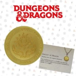 24K Gold Plated Medallion: Dungeons & Dragons Collectible (Pop Culture Accessories)