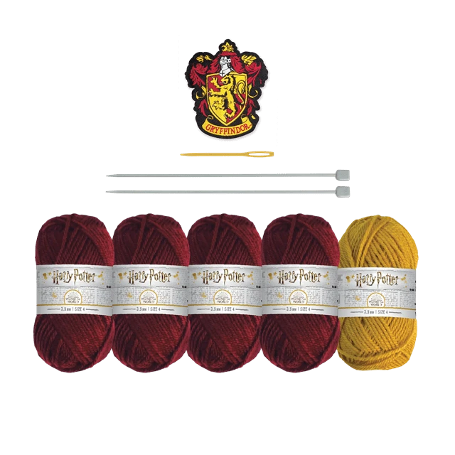 Harry Potter: Gryffindor House Cowl: Knit Kit: Hero Collector (Craft Kits) 7 Harry Potter: Gryffindor House Cowl: Knit Kit: Hero Collector (Craft Kits) - Image 5
