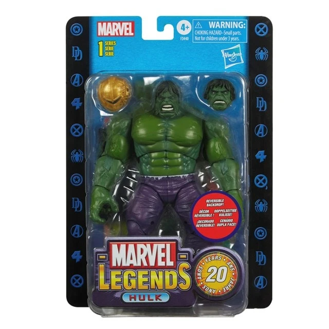 20th Anniversary Series 1 Hulk Hasbro Marvel Legends Series Action Figure (Action Figure) 11 20th Anniversary Series 1 Hulk Hasbro Marvel Legends Series Action Figure (Action Figure) - Image 9