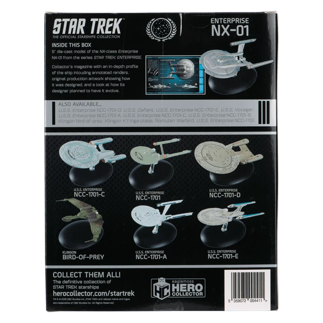 7d1912f8-ab67-4c13-9f7b-dce9db580ad6.png U.S.S. Enterprise NX-01 Star Trek Enterprise TV Series: Hero Collector (Figurine) -MERCHANDISE Sales 7d1912f8 ab67 4c13 9f7b dce9db580ad6