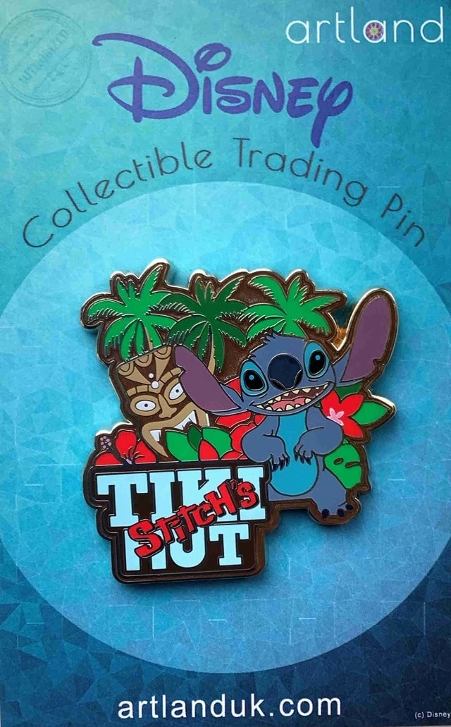 Stitch's Tiki Hut: Disney Limited Edition Artland Pin (Pin Badge) 4 Stitch's Tiki Hut: Disney Limited Edition Artland Pin (Pin Badge) - Image 2