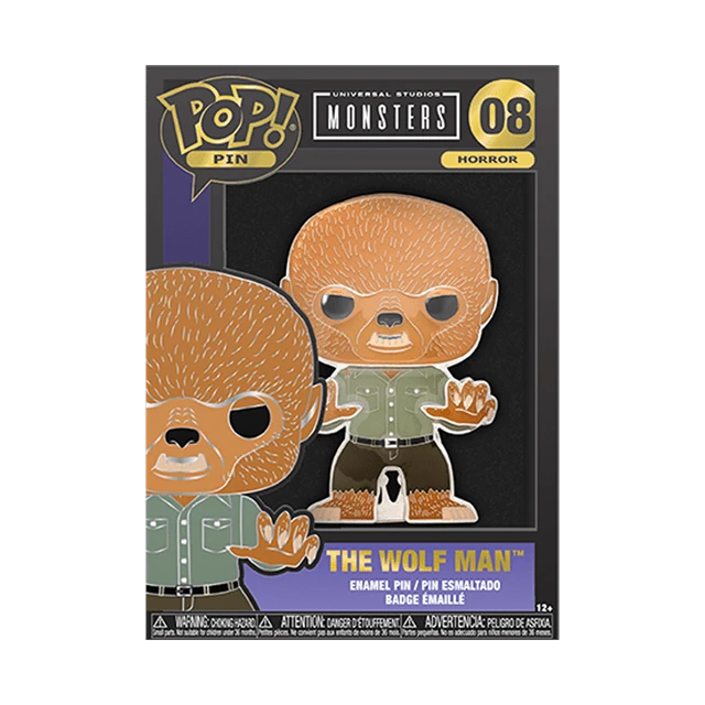 Wolf Man: Monsters Funko Pop Pin (Pin Badge) 4 Wolf Man: Monsters Funko Pop Pin (Pin Badge) - Image 2