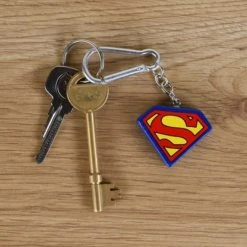 Superman Logo 3D Keychain (Keyring)