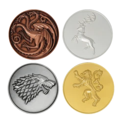 Game Of Thrones Limited Edition Sigil Medallion Collection (Set Of 4) Collectible (Pop Culture Accessories) -MERCHANDISE Sales 9af62856 9287 4903 9e26 93e458c0bdfc