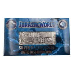 Jurassic World: Mosasaurus Silver Plated Metal Replica Ticket (online only) (Pop Culture Accessories) -MERCHANDISE Sales acb0230d 17f8 4dd1 b6d8 7334ac5d04ed