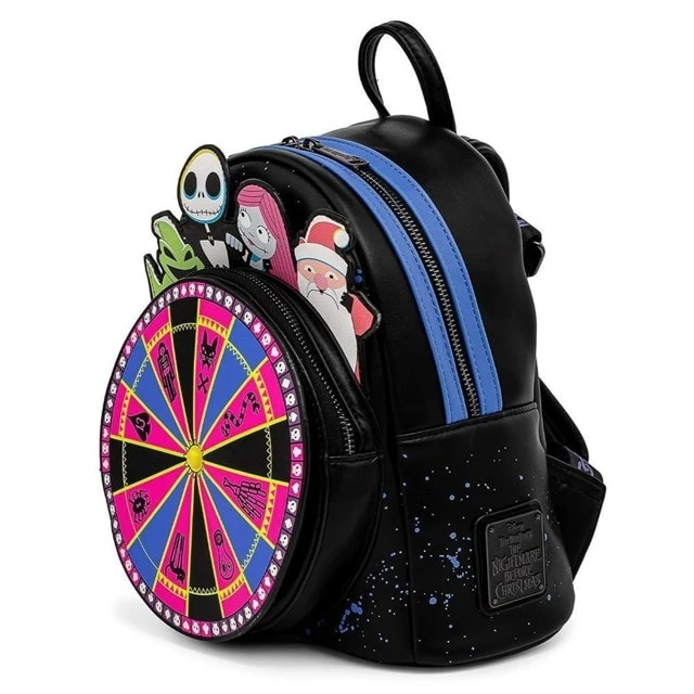 Nightmare Before Christmas: Oogie Boogie Wheel Mini Loungefly Backpack (Backpack) 4 Nightmare Before Christmas: Oogie Boogie Wheel Mini Loungefly Backpack (Backpack) - Image 2