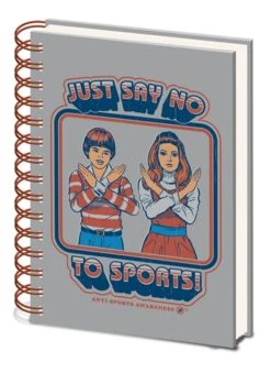 Steven Rhodes: Say No To Sports: A5 Wiro Notebook (Stationery)