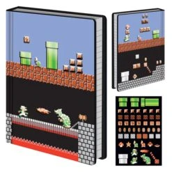 Super Mario Bros: Level Builder Premium A5 Notebook (Stationery)
