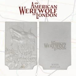 American Werewolf In London: Pub Sign Limited Edition Silver Plated Replica Collectible (Pop Culture Accessories)