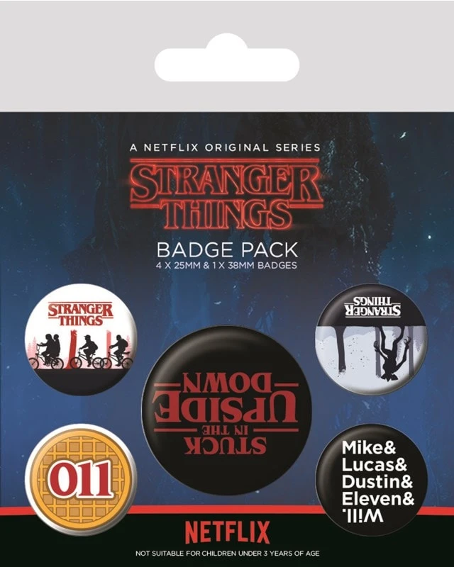 Stranger Things: Upside Down Badge Pack (Badge Pack) 3 Stranger Things: Upside Down Badge Pack (Badge Pack)