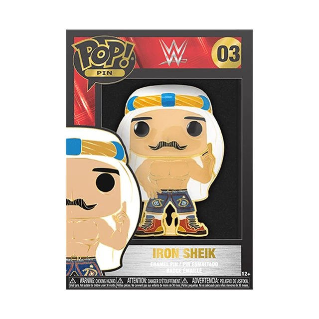 Iron Sheik: WWE Funko Pop Pin (Pin Badge) 4 Iron Sheik: WWE Funko Pop Pin (Pin Badge) - Image 2