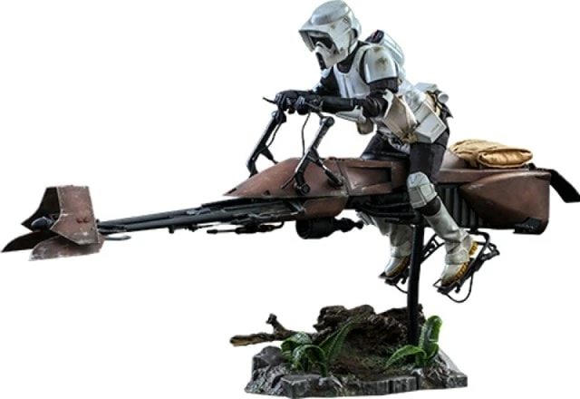 d3f202a0-810c-436c-a6f0-cc17c81c80e0.jpg 1:6 Scout Trooper And Speederbike Set - Star Wars: Return Of The Jedi Hot Toys Figure (Figurine) -MERCHANDISE Sales d3f202a0 810c 436c a6f0 cc17c81c80e0