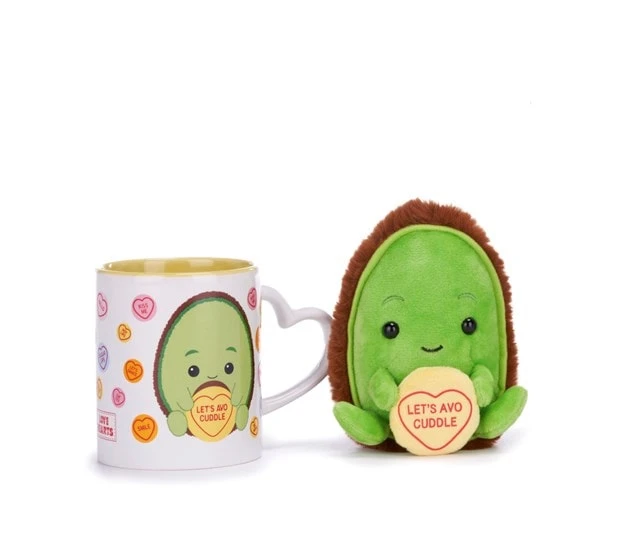 Avo-Cuddle Swizzels Love Hearts Mug And Soft Toy Set (Drinkware) 4 Avo-Cuddle Swizzels Love Hearts Mug And Soft Toy Set (Drinkware) - Image 2