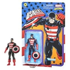 Retro Us Agent: Marvel Legends Action Figure (Action Figure)