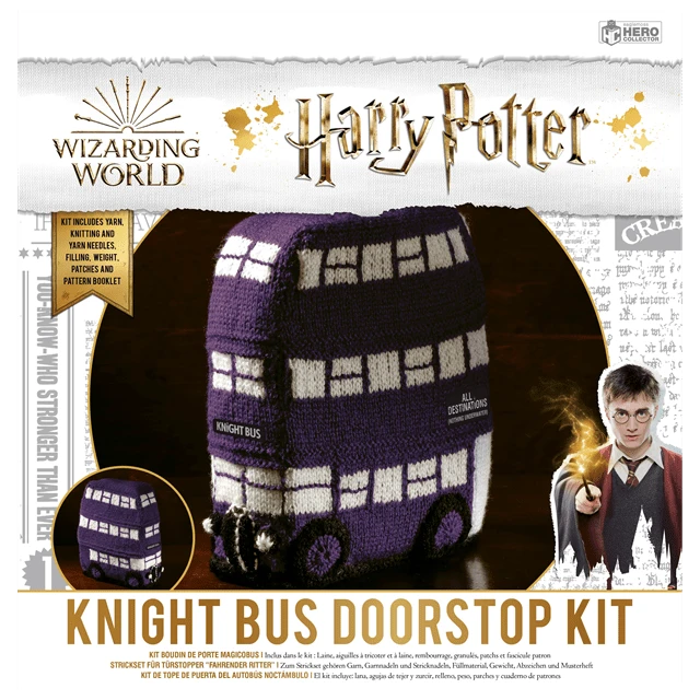 dd864daa-10bd-47a6-ad6e-4ccaaf343eaa.png Harry Potter: Knight Bus Doorstop: Knit Kit: Hero Collector (Craft Kits) -MERCHANDISE Sales dd864daa 10bd 47a6 ad6e 4ccaaf343eaa