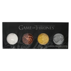 Game Of Thrones Limited Edition Sigil Medallion Collection (Set Of 4) Collectible (Pop Culture Accessories) -MERCHANDISE Sales e530850a f409 4a8f 8724 fc20d27d64c7