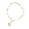 Pusheen Gold Sitting Cat Charm Bracelet Jewellery (Pop Culture Accessories)